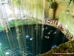 Cenote Ik-Kil.....cenotes are natural freshwater bodies found in plenty in the Yucatán peninsula.....and the source of water in these beautiful water bodies are underground rivers!